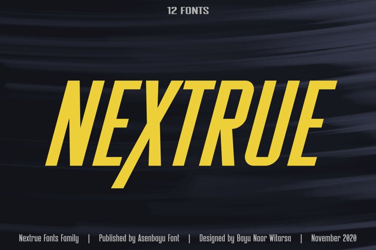 Nextrue Fonts Family example image 1