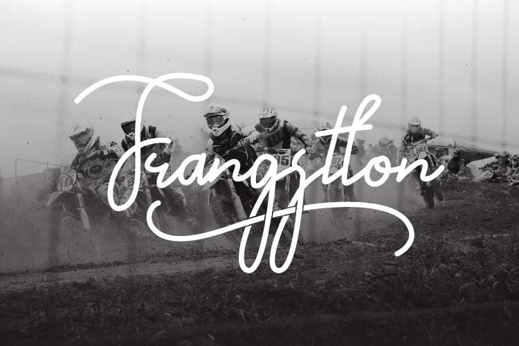 Frangstton - Monoline Script example image 1