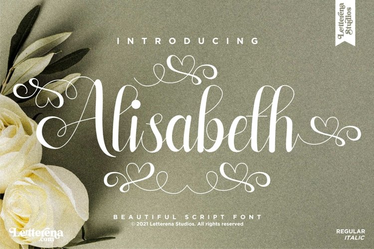 Alisabeth - Beautiful Script Font example image 1