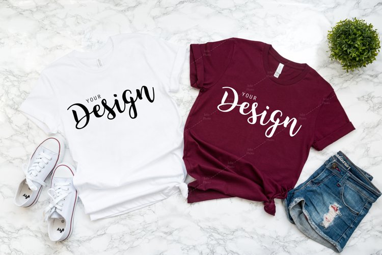 White Tshirt Mockup Image 4