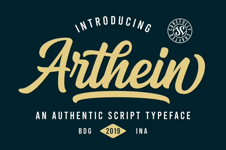 Arthein - Free Font of The Week Font