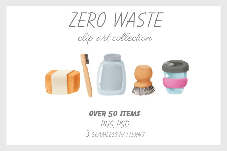 Zero waste clip art collection example image 1