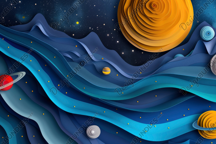 Solar System Clipart Image 6