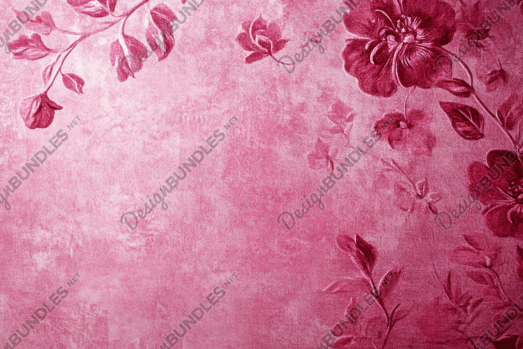 Pink Floral Background Wallpaper