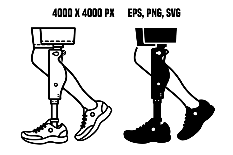 Prosthetic Leg Icons