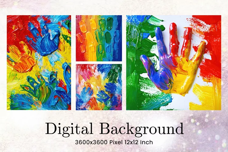 Paint Texture Wall Art Splash Background_8