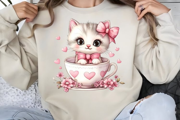 Cute Cat Clipart Image 17