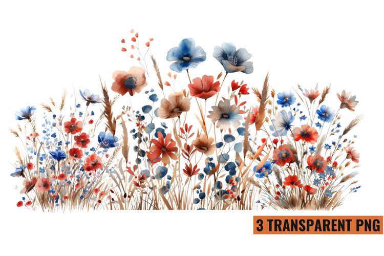 Wildflowers Clipart Image 15