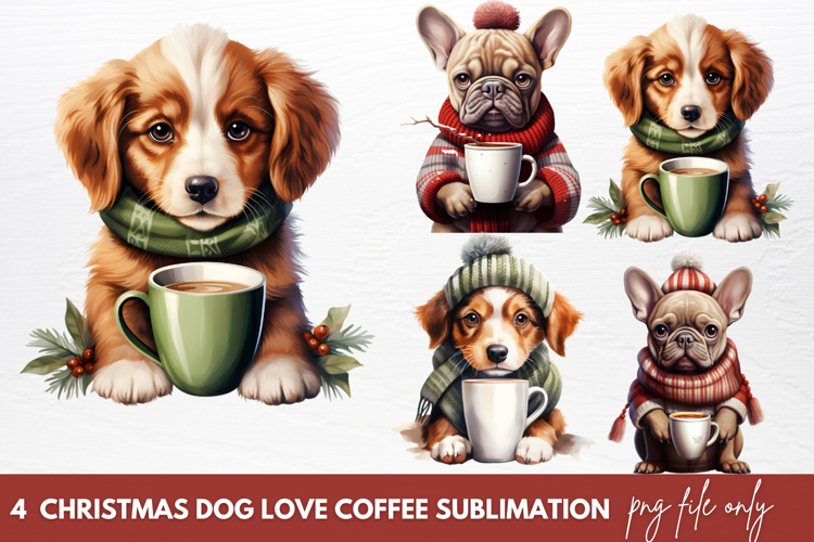 Christmas Dog Clipart Image 15