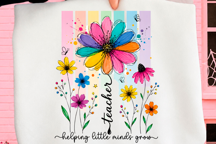 Helping Little Minds Grow Png T-shirt