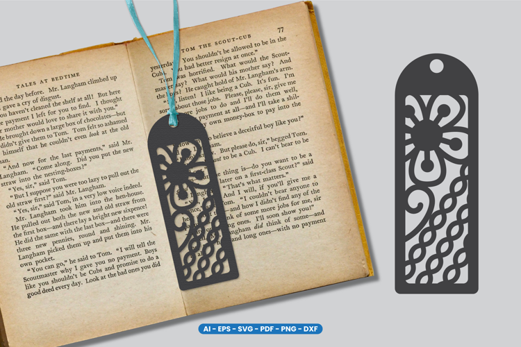 Bookmark LaserCut - Lasercut Template