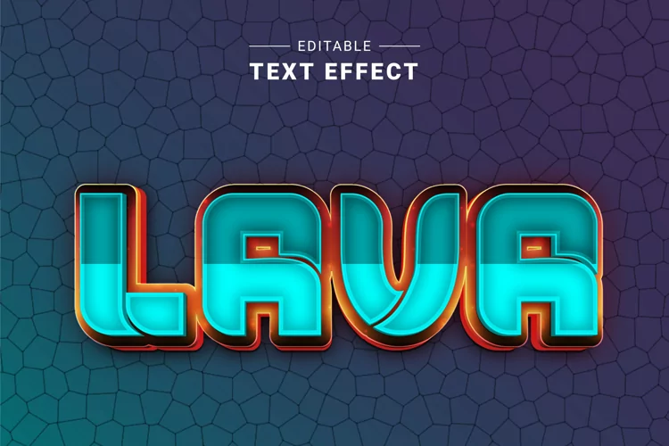 Editable Text Effect for Illustrator. Vector Graphic styles