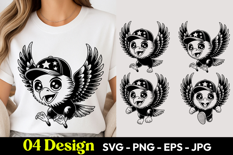 Patriotic Owl SVG PNG