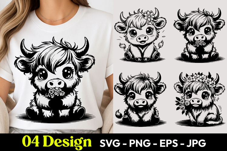 Baby Cow Svg Image 20