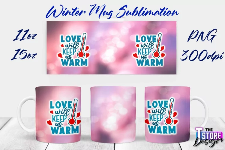 Winter Mug Sublimation | Winter 11 oz |15 oz Mug Sublimation