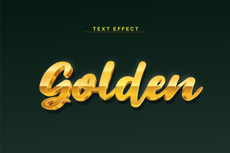 Editable Text Effect for Illustrator. Vector Graphic styles