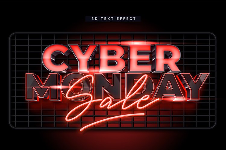 Editable Text Effect for Illustrator. Vector Graphic styles example image 1