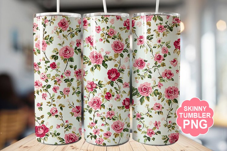 Valentine Roses Tumbler | Valentine Tumbler Wrap