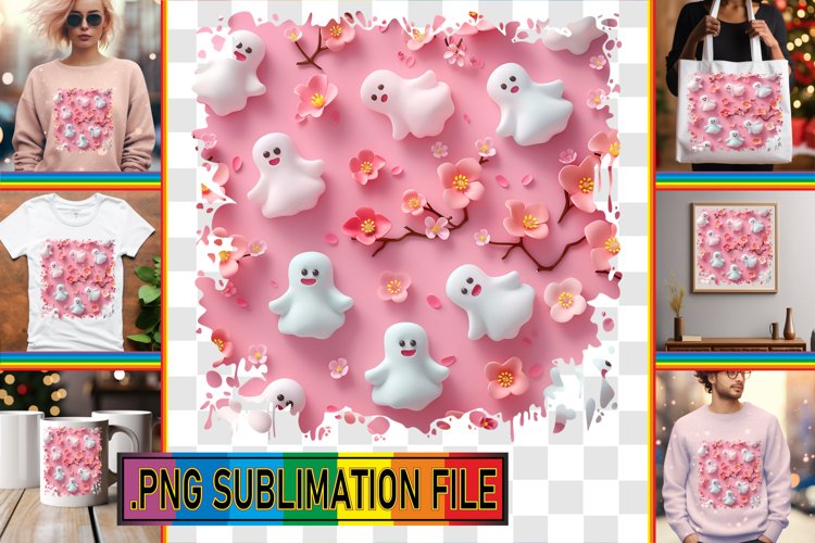 Halloween Ghost PNG Printable Art