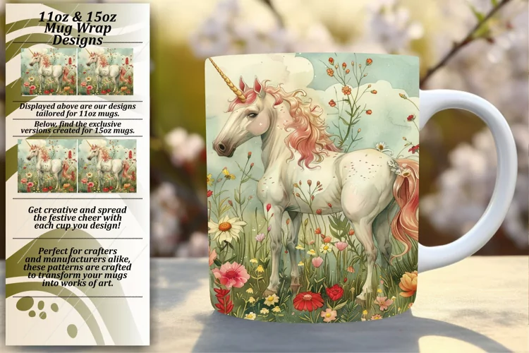 Unicorn Wonderland Mug Wraps