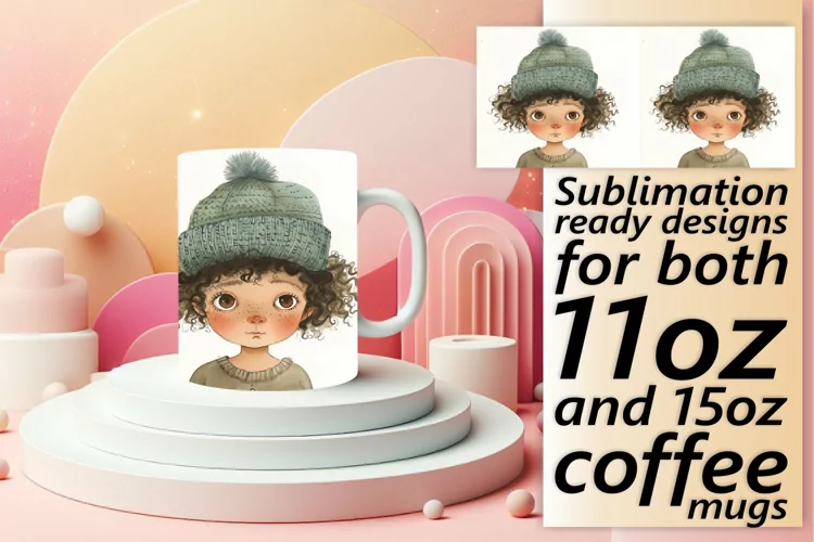 Flower-Filled Kids' Mug Art