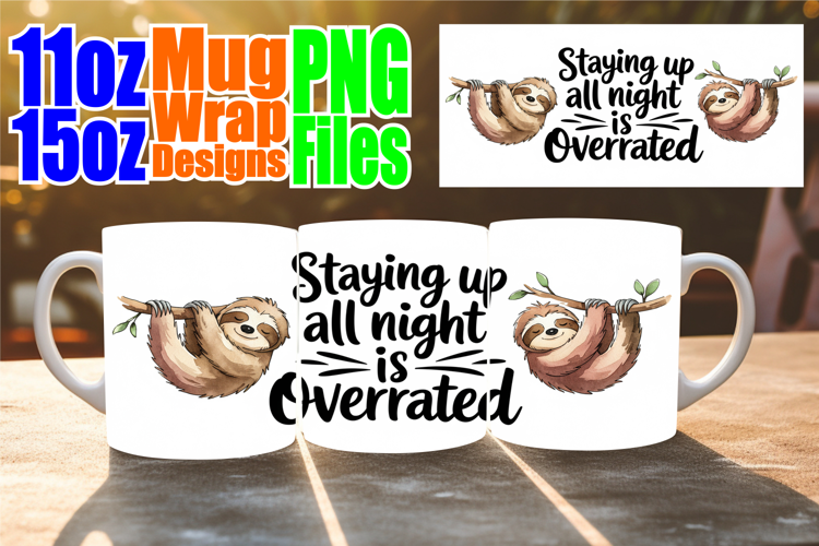 Happy journeys 11oz 15oz sublimation wrap, Funny Animals