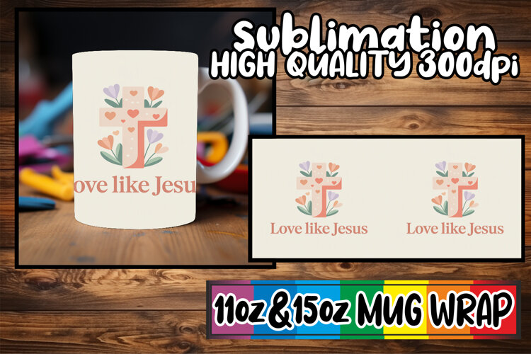 Joyful journeys 11oz 15oz sublimation wrap, Christian Quotes example image 1