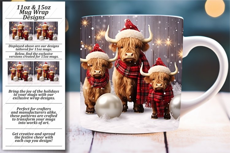 Magical Holiday Mug Wrap example image 1