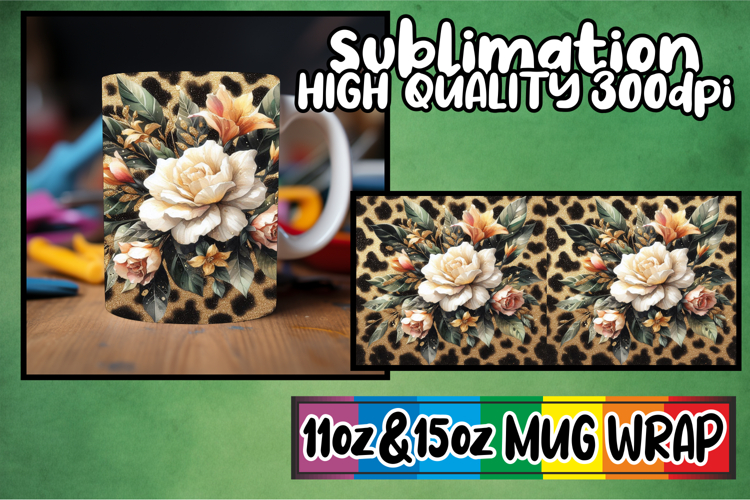 Wholesome memories sublimation wrap, Leopard Prints