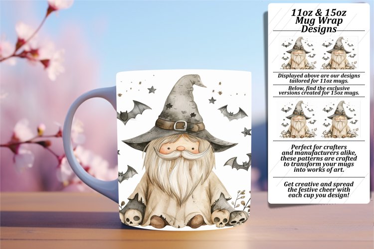 Autumnal Gnome Mug Spooky Sublimation Delight 11oz/15oz