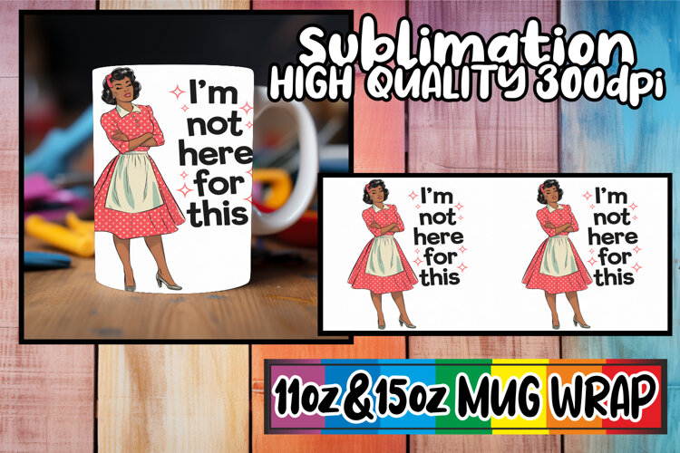 Charming scenes sublimation print wrap, Mom Life example image 1