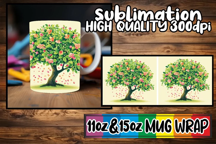 Sublimation Beauty with Artistic Tree Designs