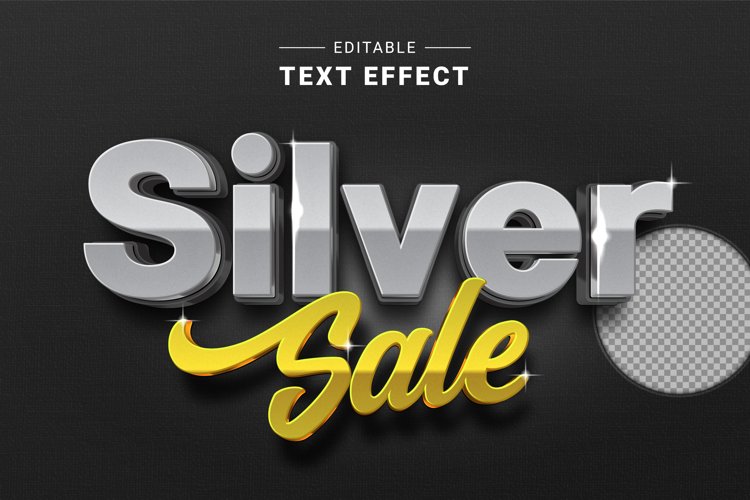 Editable Text Effect for Illustrator. Vector Graphic styles example image 1