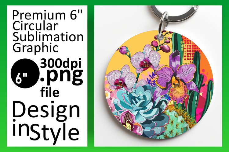Bright Floral Pattern Sublimation