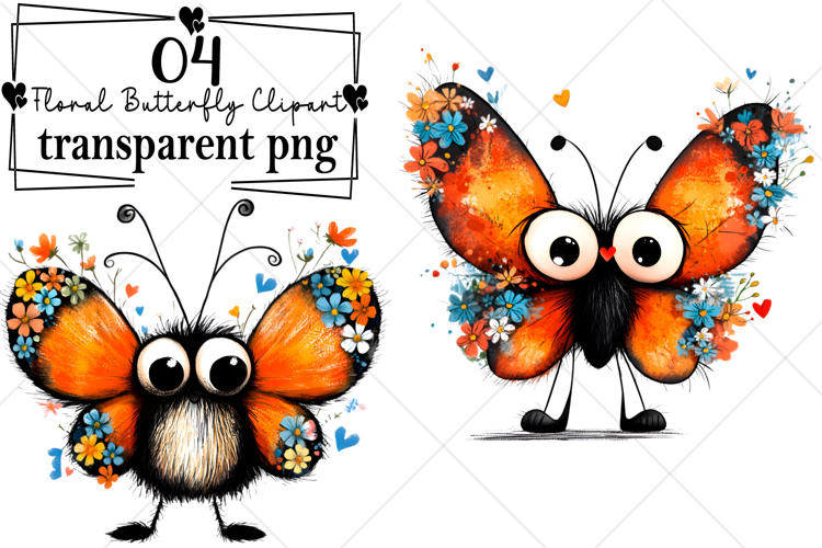 Cute Butterfly Clipart Image 3