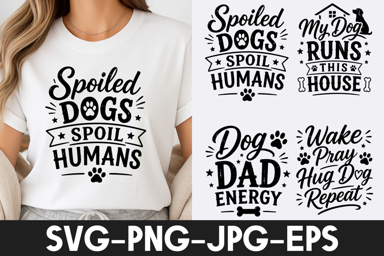 Funny Dog Lover Quotes T Shirt Design SVG PNG
