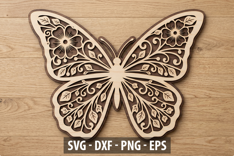Floral Cut File for Cricut & Laser