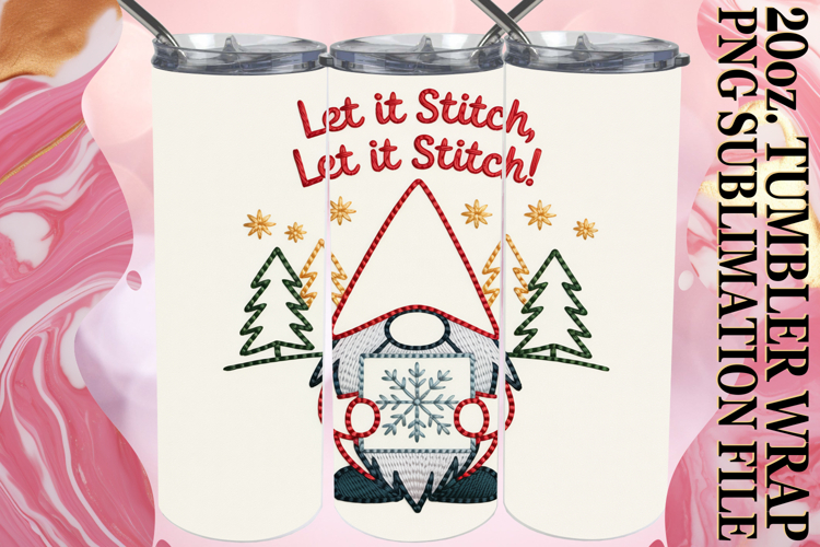 Christmas Tumbler Wrap Image 12