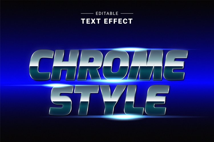 Editable Text Effect for Illustrator. Vector Graphic styles example image 1