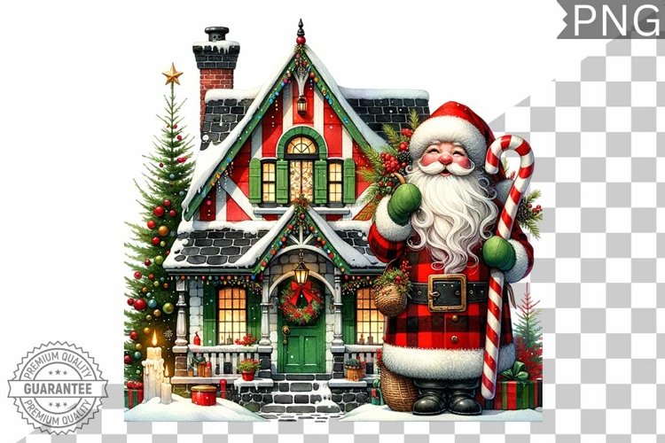 Santa Christmas Clipart Image 23