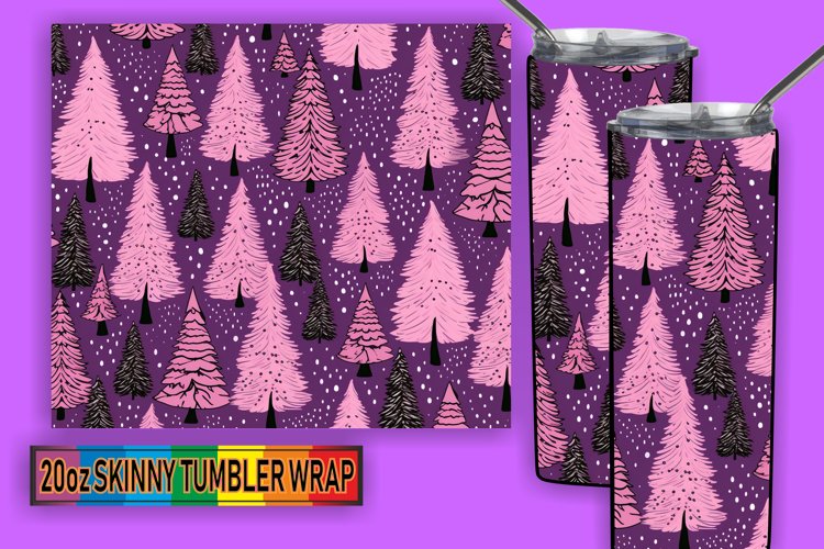 Christmas Tree Art Tumbler: 20oz Sublimation