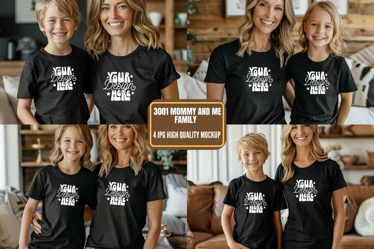 3001 Mommy and Me Family Mockup, Mommy And Me