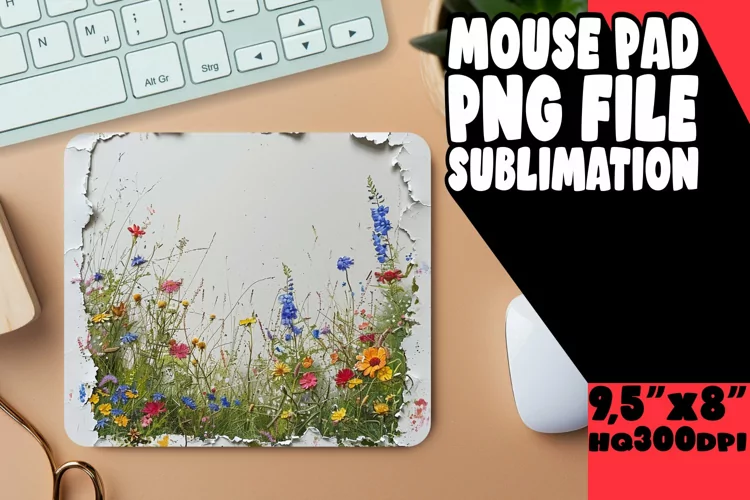 Urban Oasis 3D Mousepad Design Sublimation