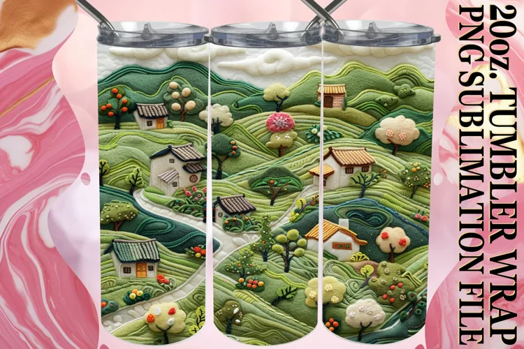 Beauty in 3D Tumbler Sleeve - 20oz
