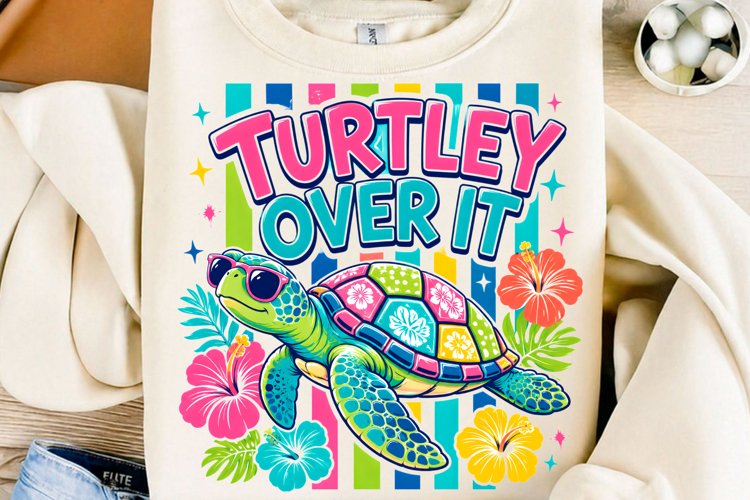 Turtley over It Png, Striped Turtle Png