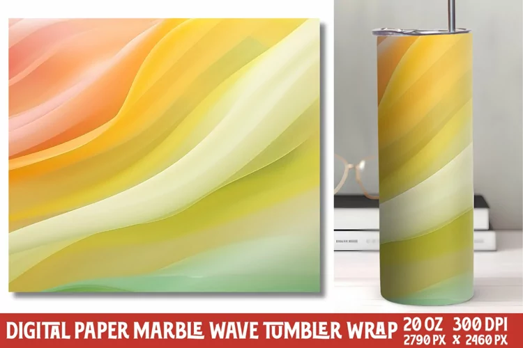 Marvel Wave Tumbler Wrap Sublimation