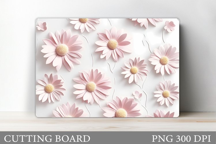 Flowers Cutting Board Design. Flowers Kitchen Cutting Board example image 1