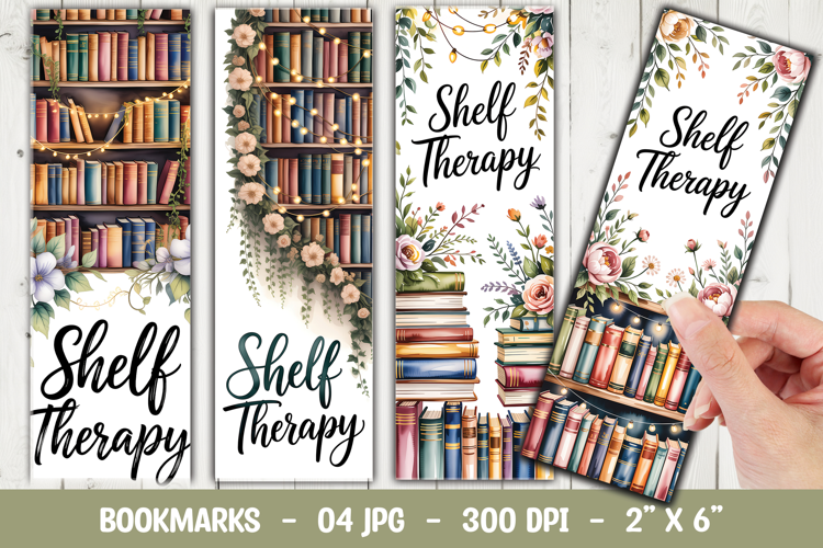 Shelf Therapy Bookmark Sublimation