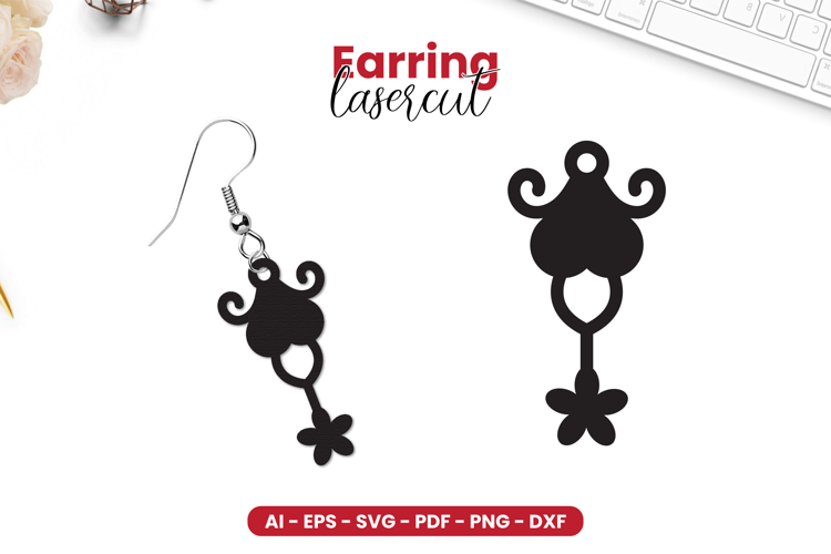 Earring LaserCut - Lasercut File