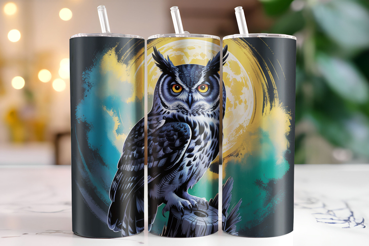 Halloween Owl Tumbler Wrap | Sublimation | Tumblers
